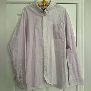 Houston White x Target Stripes & Solid Shirt Mens XL Button Down 100% Cotton NEW